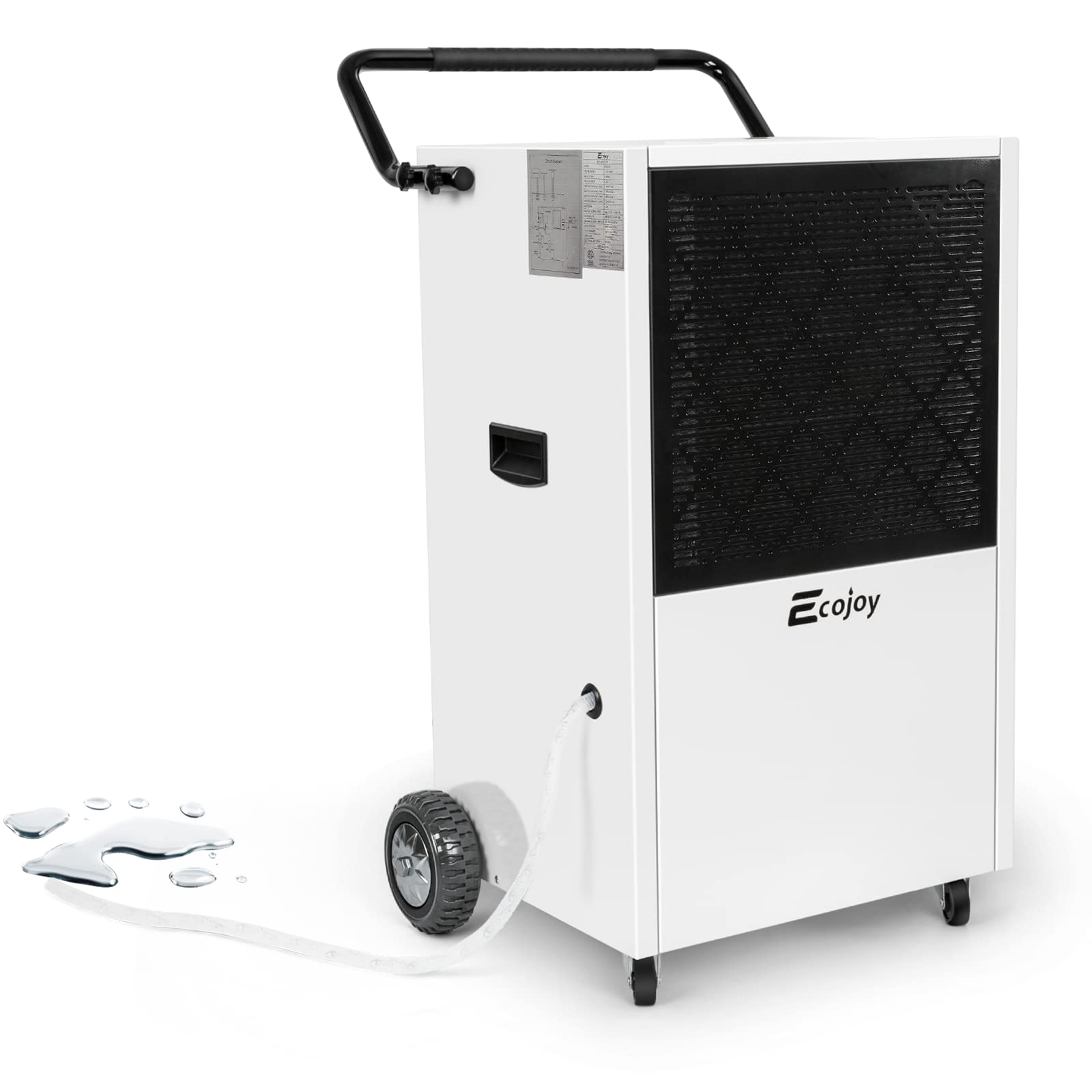 Buy 232 Pint Commercial Dehumidifiers for Basements with Drain Hose in