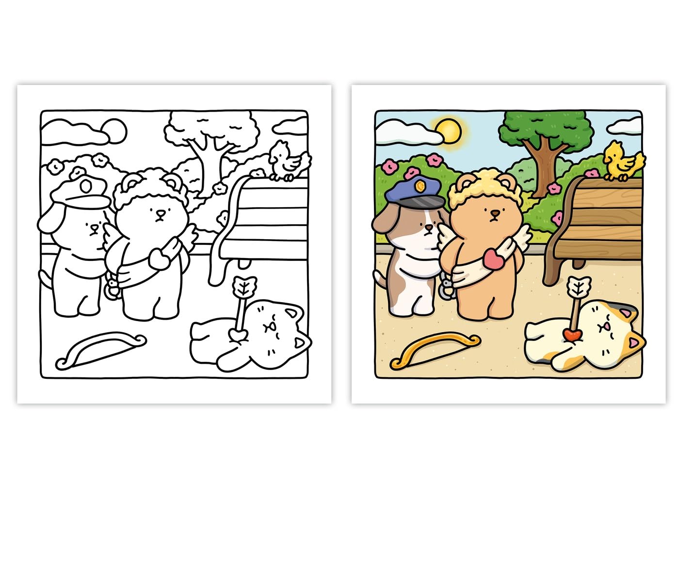Silly Crimes - Cozy Coloring
