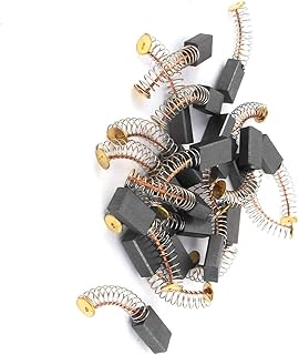 Aexit 10 Pairs Electric Motors Carbon Brushes 14mm x 8mm x 5mm for Generic Fan Motors Electric Motor