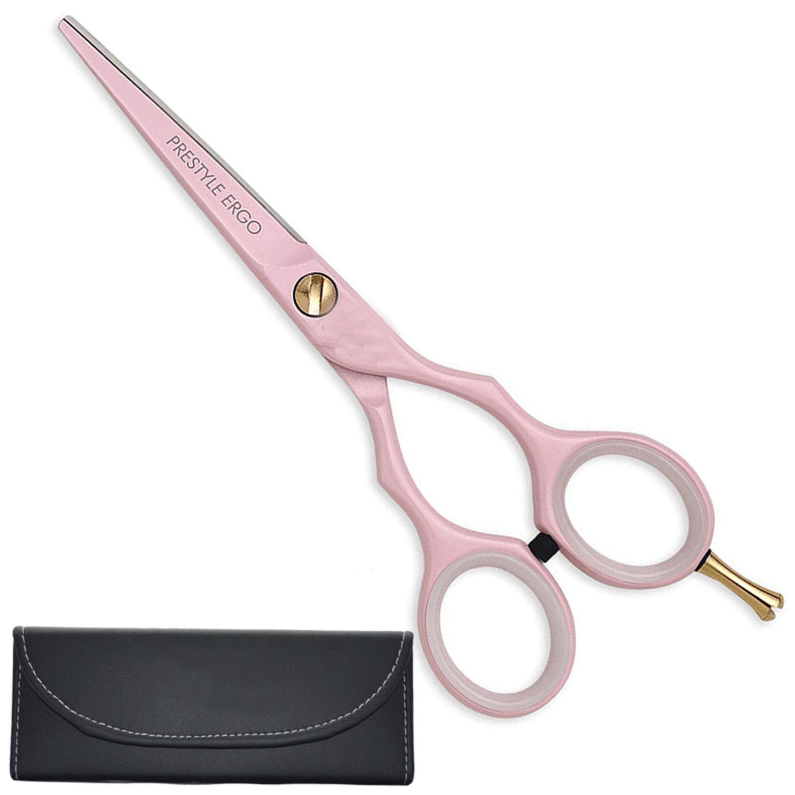YNR® Professional Multi Functional Hair Scissors | Barber Salon Hair Cutting | Pet Grooming | Beard Grooming | Home Use | Razor Sharp Blades (Pink)