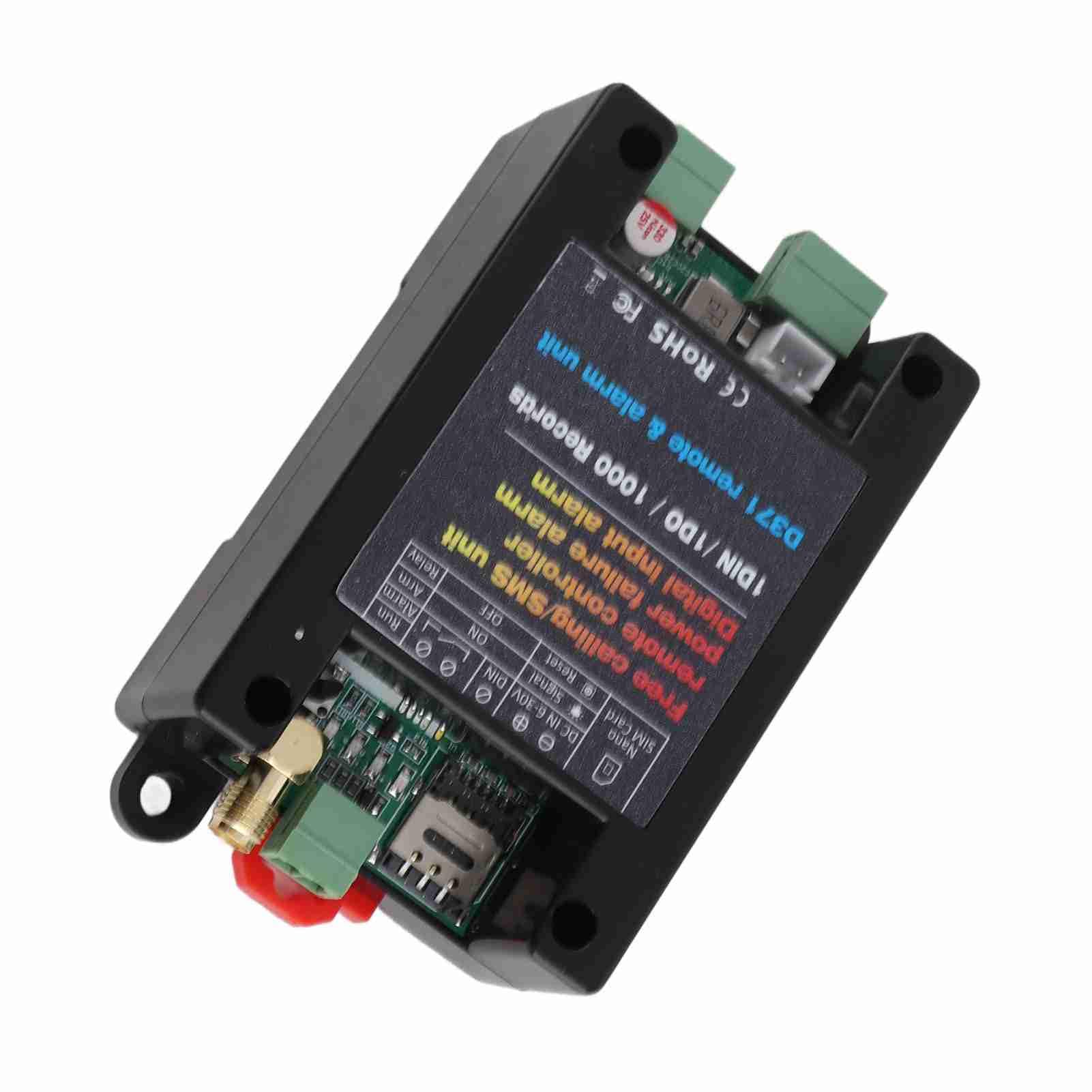Relé de control remoto de control remoto 4G recordatorio de falla de energía amplia compatibilidad para el hogar automatización industrial vivienda ABS (Versión de la UE)