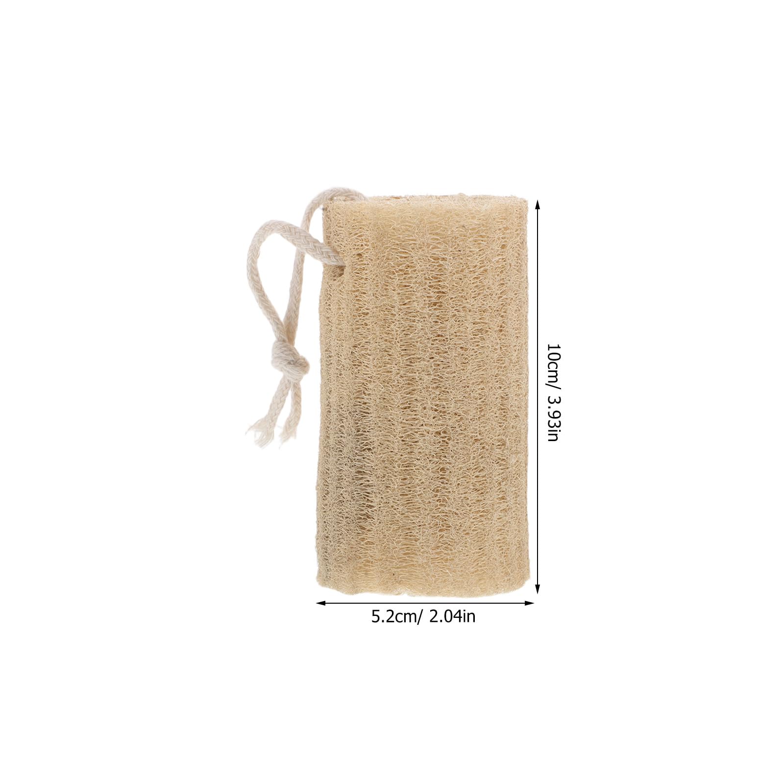 VALICLUD Esponjas de Lufa Naturales Exfoliantes 12 Piezas Paquete de Lufa de Baño Larga y Resistente 10 CM Diámetro 4-6 CM Depurador Corporal para Piel Seca y Ducha Uso Casa y Viajes