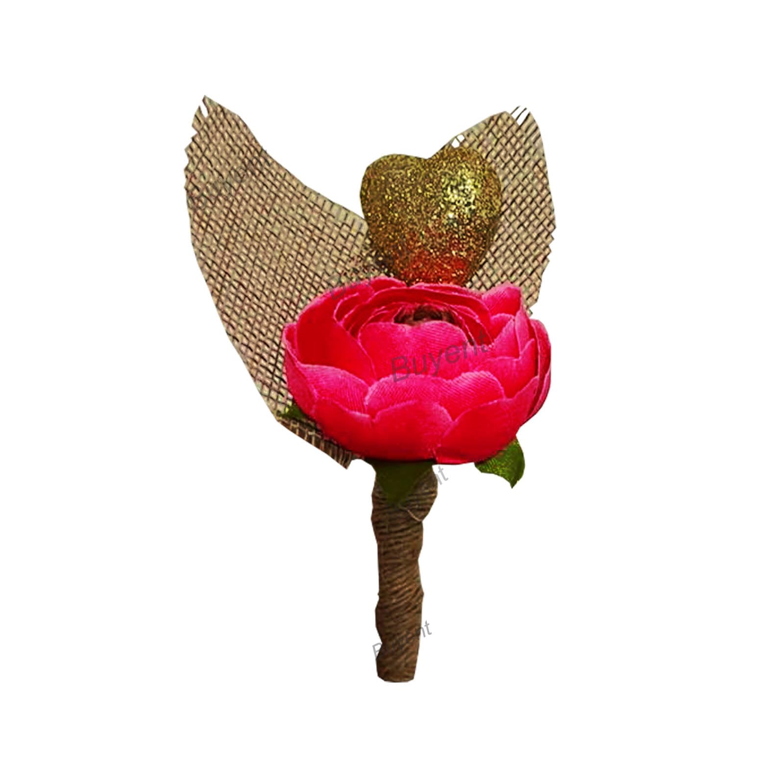 Buyent ® elegant Beautiful Rose Flower brooch for women Stylish Celebrity Lapel Pin For Fashionable Brooch for Girls and Women Valentine gifts-image-13