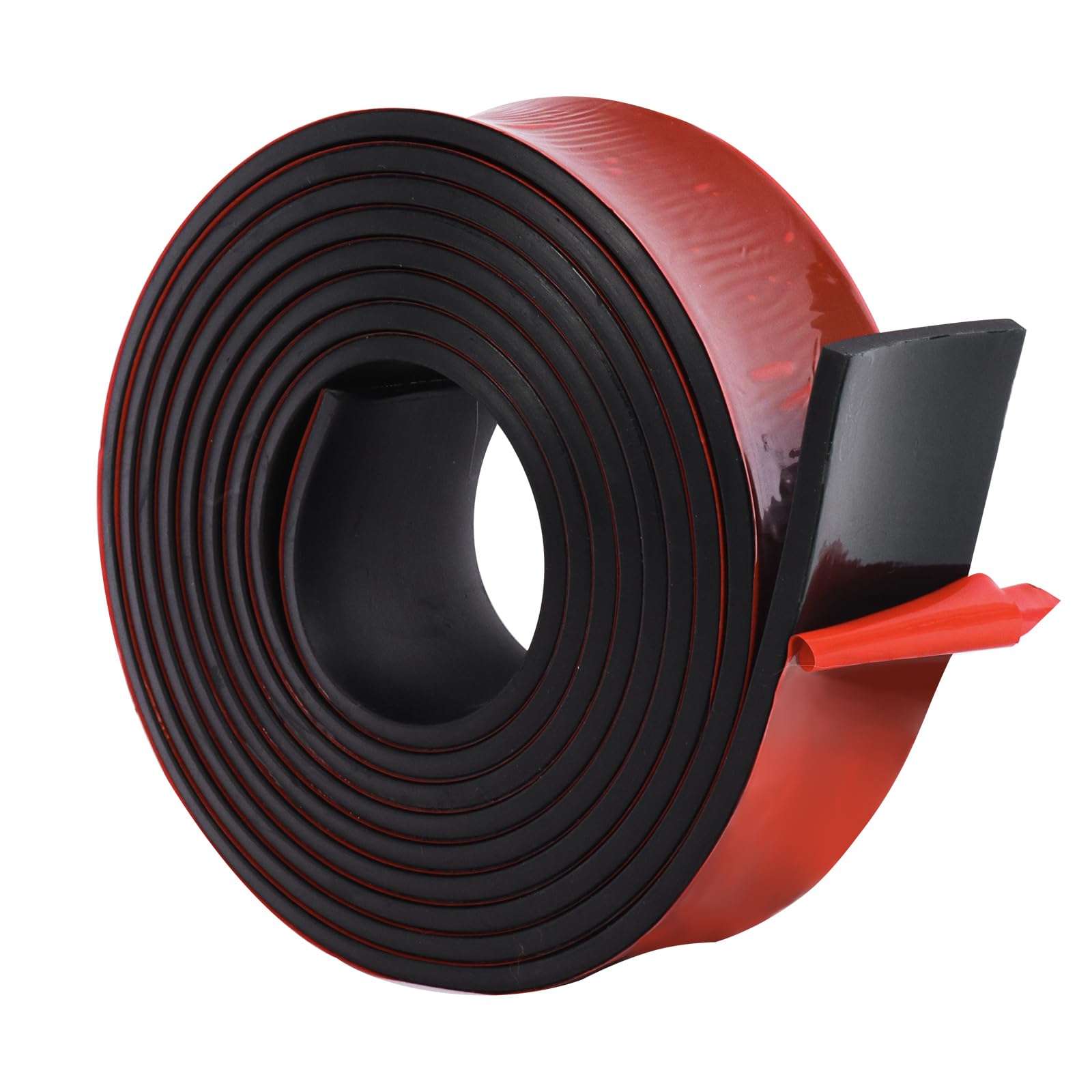 Rollos de goma adhesiva, láminas adhesivas de neopreno, rollos de goma antivibración, alfombras de goma antideslizantes, juntas de láminas de goma, juntas de goma para suelos (50mmx5mmx3m)