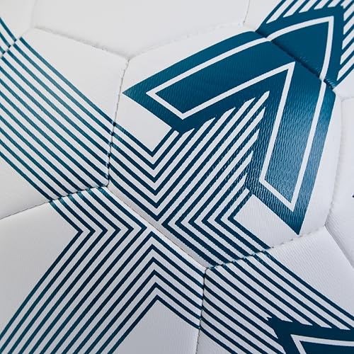 Mitre Impel L30P Fußball, hohe Strapazierfähigkeit, Formbeständigkeit, Weiß/Grün, 5