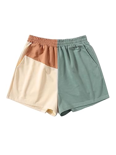 SOLY HUX Summer Athletic Shorts for Women Casual Running Elastic