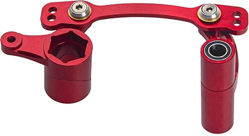 Miniatura 3 de ShareGoo - Juego de manivela de metal para montaje de dirección delantera compatible con 18 Arrma Kraton 6S Typhon Outcast Senton Talion Notorious