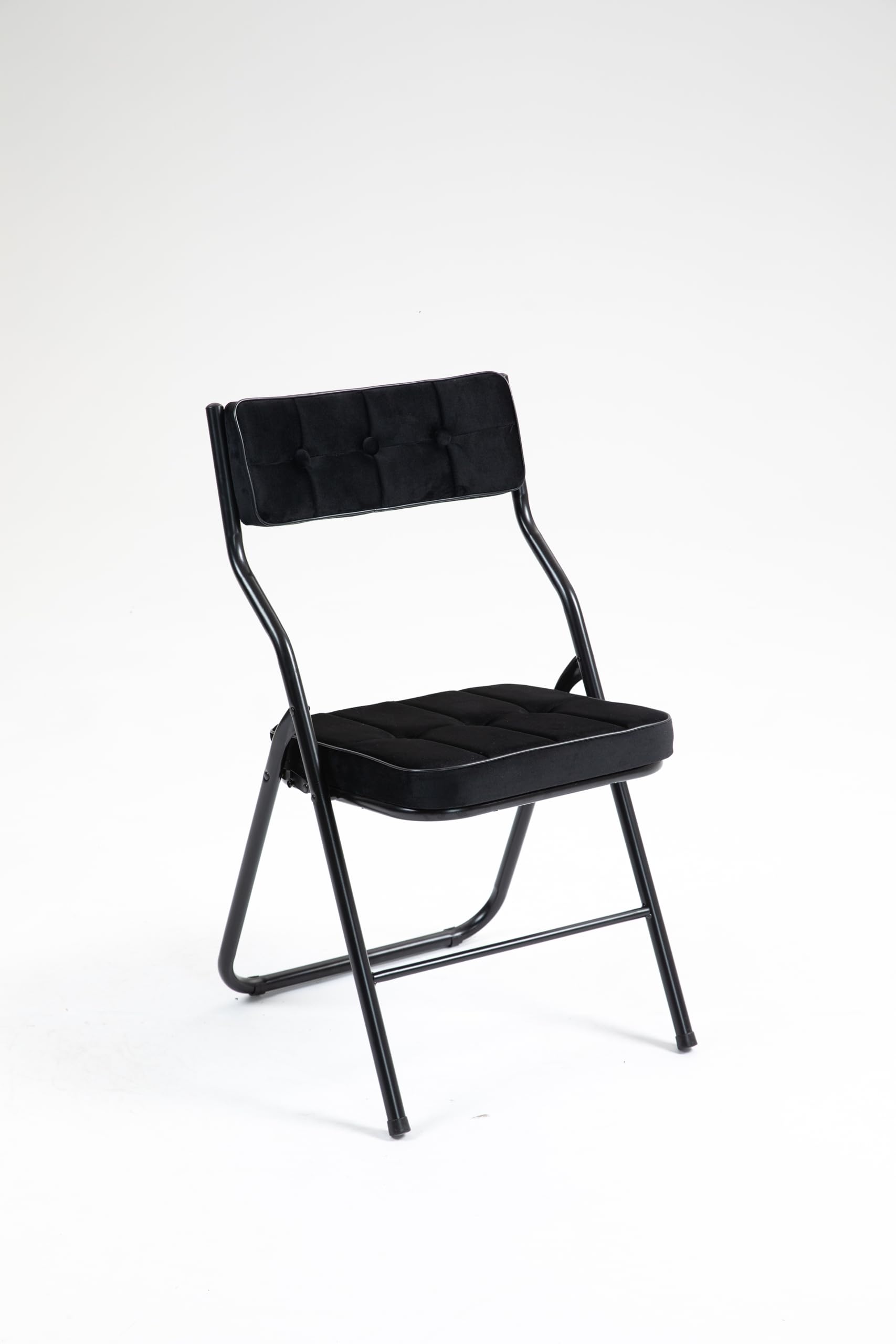 Homgoday Silla Plegable con Asiento y Respaldo Acolchados - Pack de 2 para Comedor y Exterior