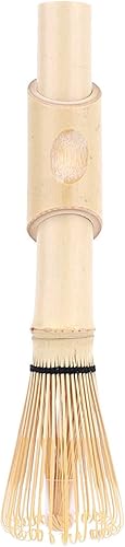 Juego de 3 piezas para hacer matcha con batidor, cuchara, cucharadita, bambú orgánico prémium para matcha espumoso y grumoso, auténticos accesorios