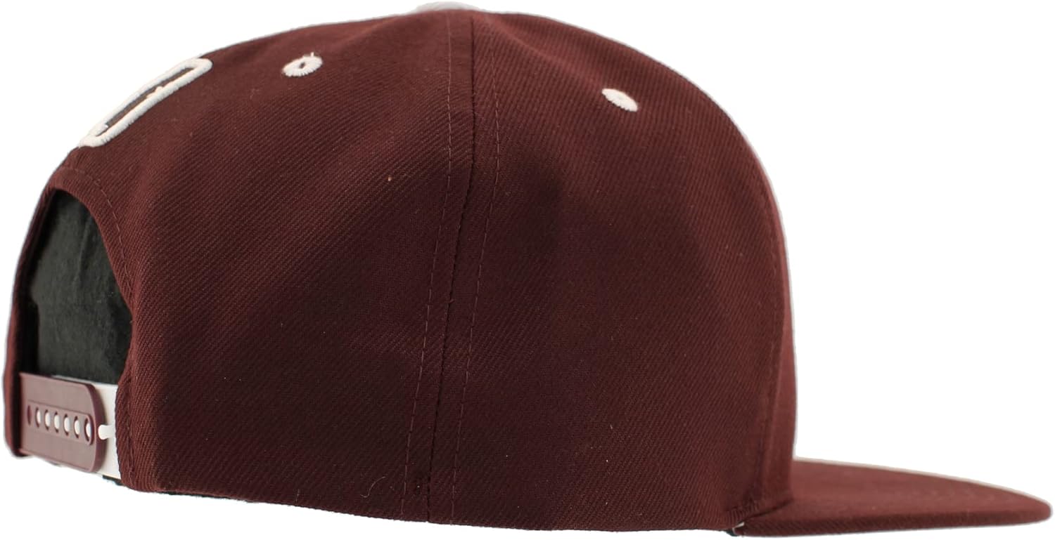 ZHATS NCAA Unisex-Adult NCAA Officially Licensed Snapback Hat Flat Brim Z11