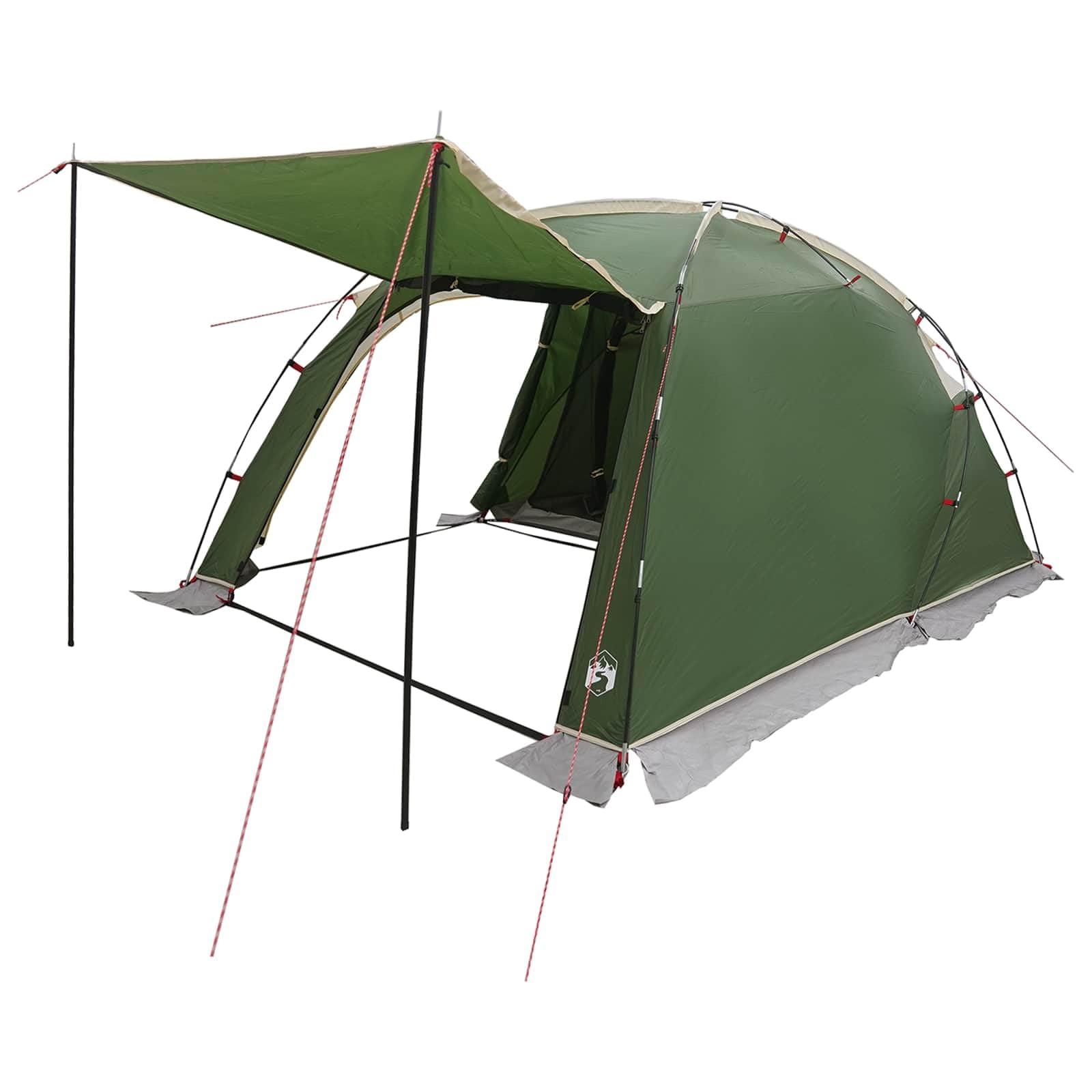 Tienda de campaña verde 361 x 235 x 147 cm poliéster Camping
