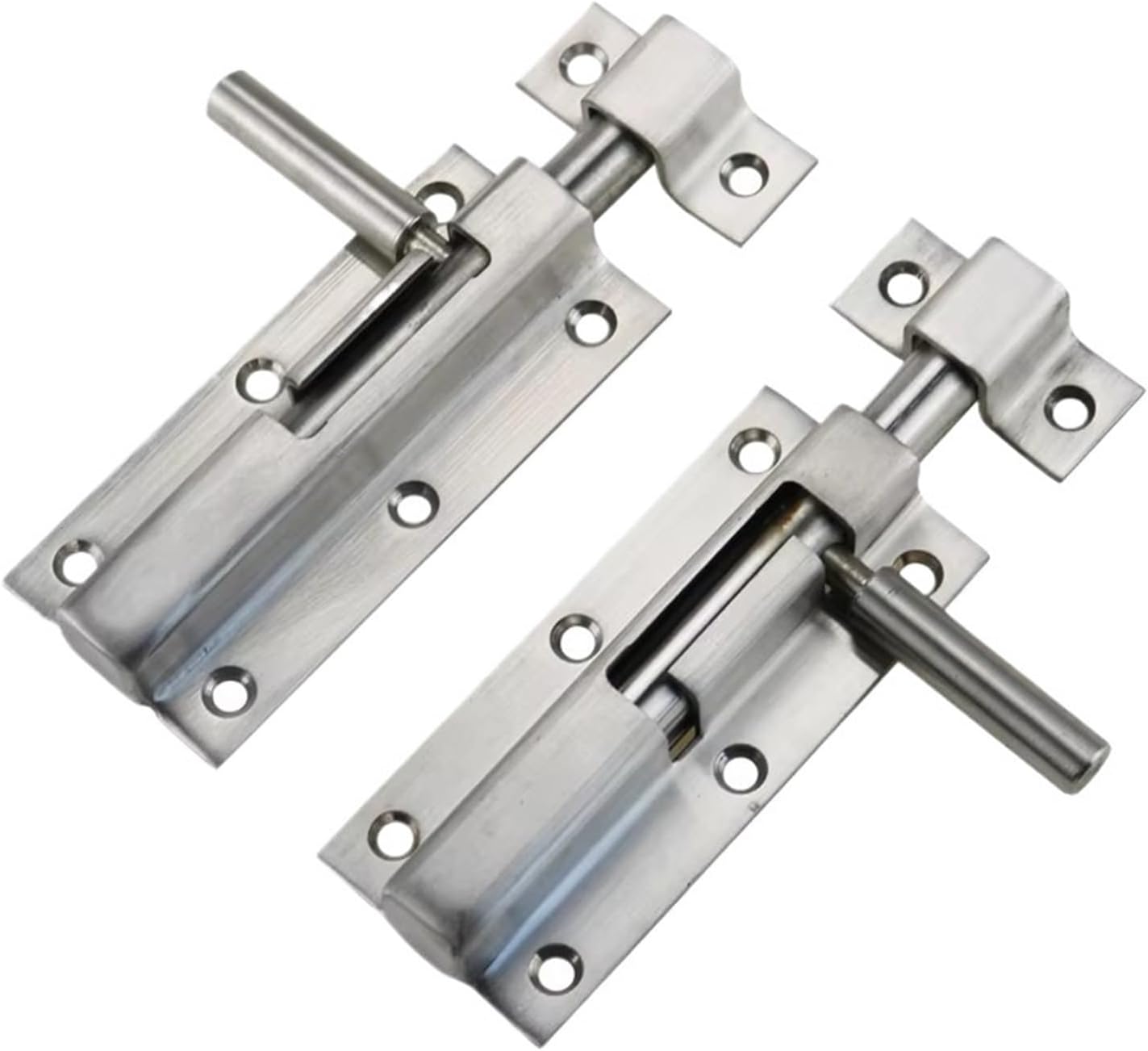 Stainless Steel Bolt Lock Round Pin Shock Door Machinery Equipment Cabinet 1Pcs