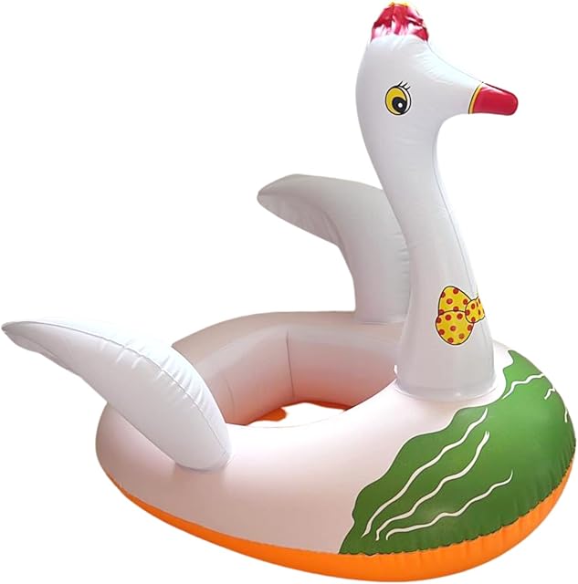 Baby Inflatable Duck Swimming Ring Circle Seat Pool Float Summer Kids Water Raft Floating Funny Toy Inflatable Baby Swimming Float