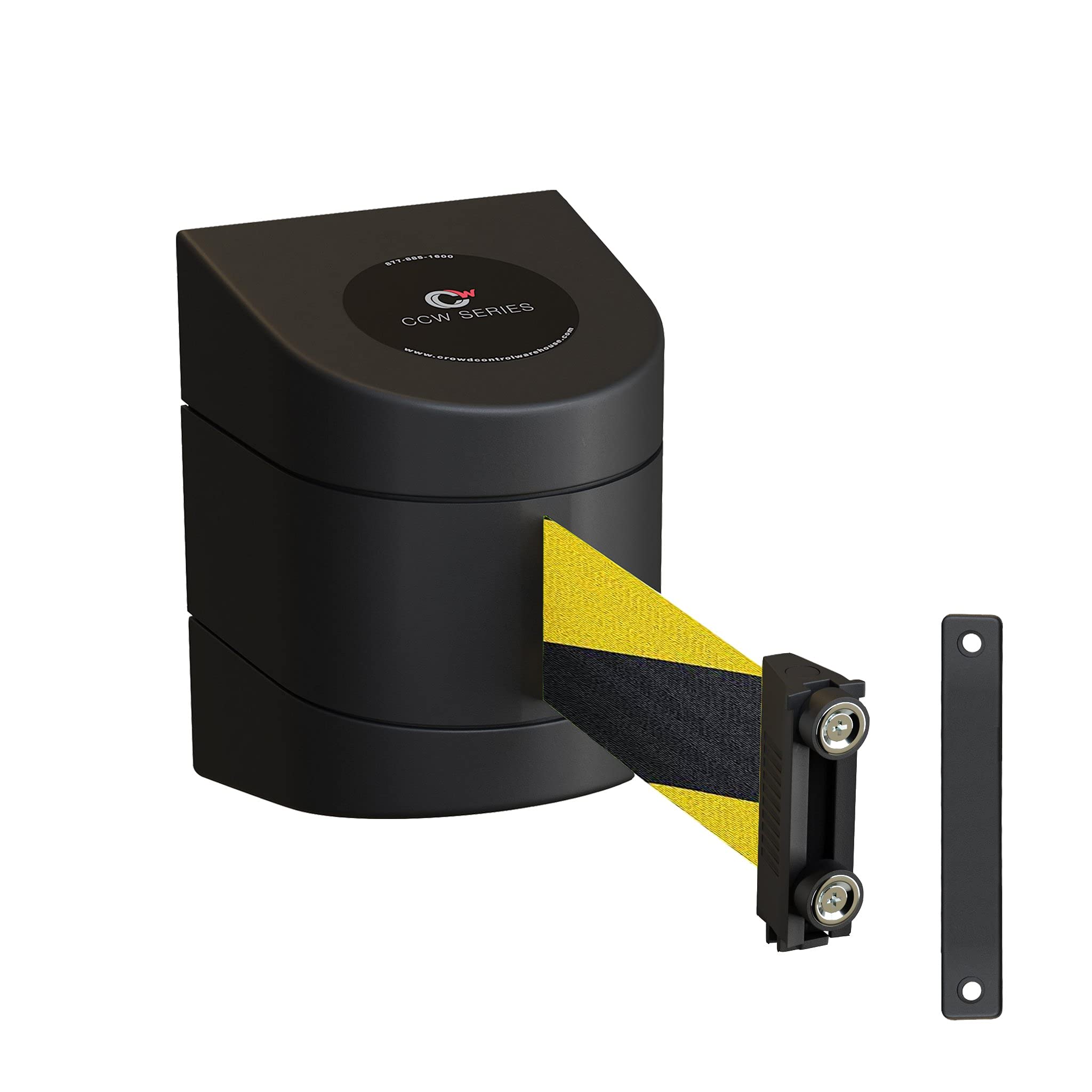 Photo 1 of Crowd Control Warehouse Retractable Belt Barrier, 30 Ft