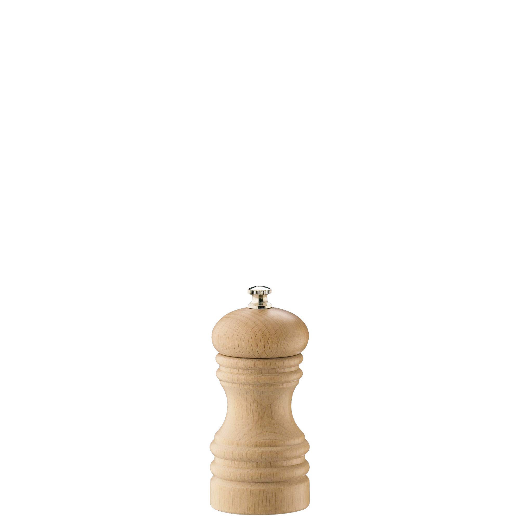 Zassenhaus Berlin Pepper Mill Lacquered Beechwood Natural Finish 12 cm