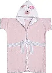 PAPI DESDE 1974 Roupão Felpudo Papi Friends C/Capuz Bord Para Bebê De 1 A 4 Anos Contém 01 Un