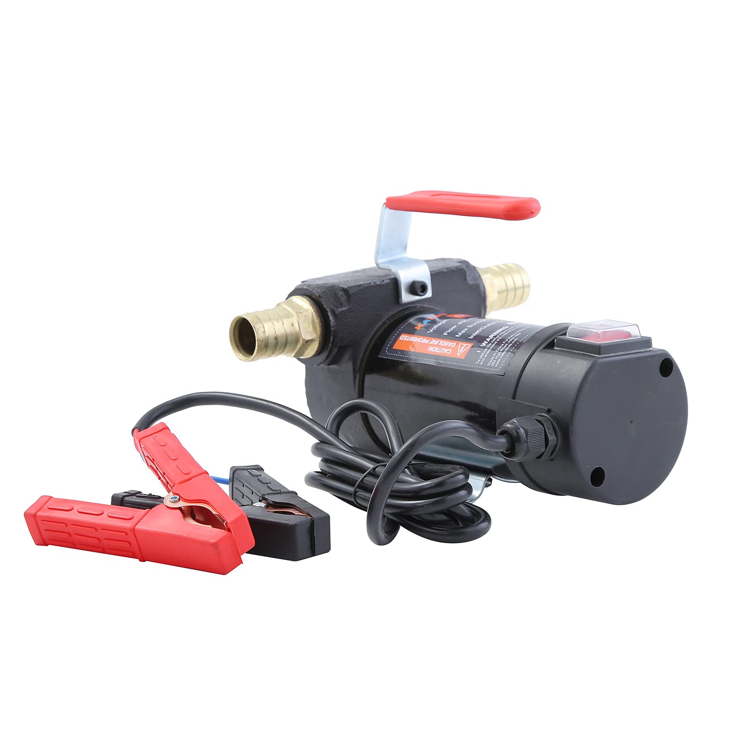 KATSU Bomba de Transferencia Diésel, 175 Vatios, 12V DC, Autocebante, Portátil, Fueloil para Tractores Camiones Maquinaria de Construcción 482111