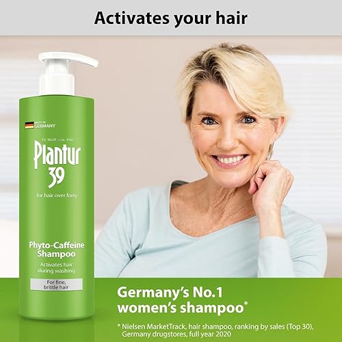 Miniatura 6 de Plantur Champú de fito-cafeína 39 para cabello fino y quebradizo, 16.9 onzas líquidas (16.9fl oz)