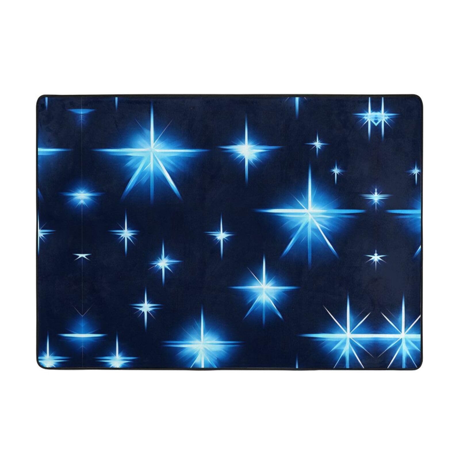 Tapis étoiles bleues antidérapant pour sécuriser le sol de la chambre de bébé