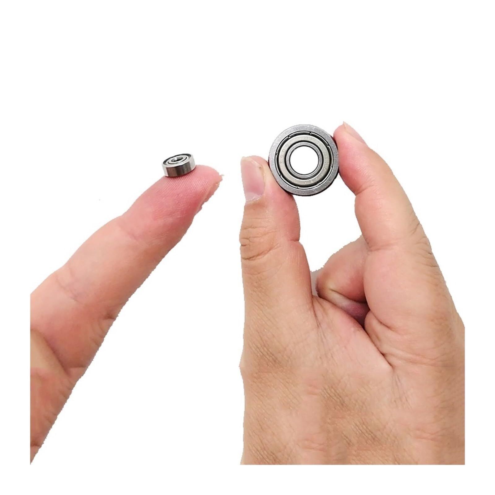 Bouclier de joint bimétallique Micro roulement à gorge profonde Mini miniature précision en acier grande vitesse modèle moteur jouet petit (634ZZ 4x16x5,1 pièces),Durabilité améliorée(681 1x3x1,2pcs)