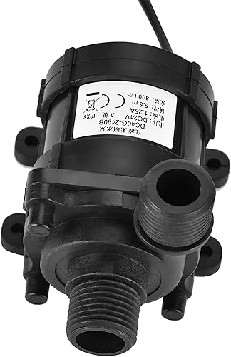 Miniatura 6 de Gear DC24V 800LH Herramienta de bombeo de agua ultra silenciosa sin escobillas Mini para fuentes, estanques, acuarios