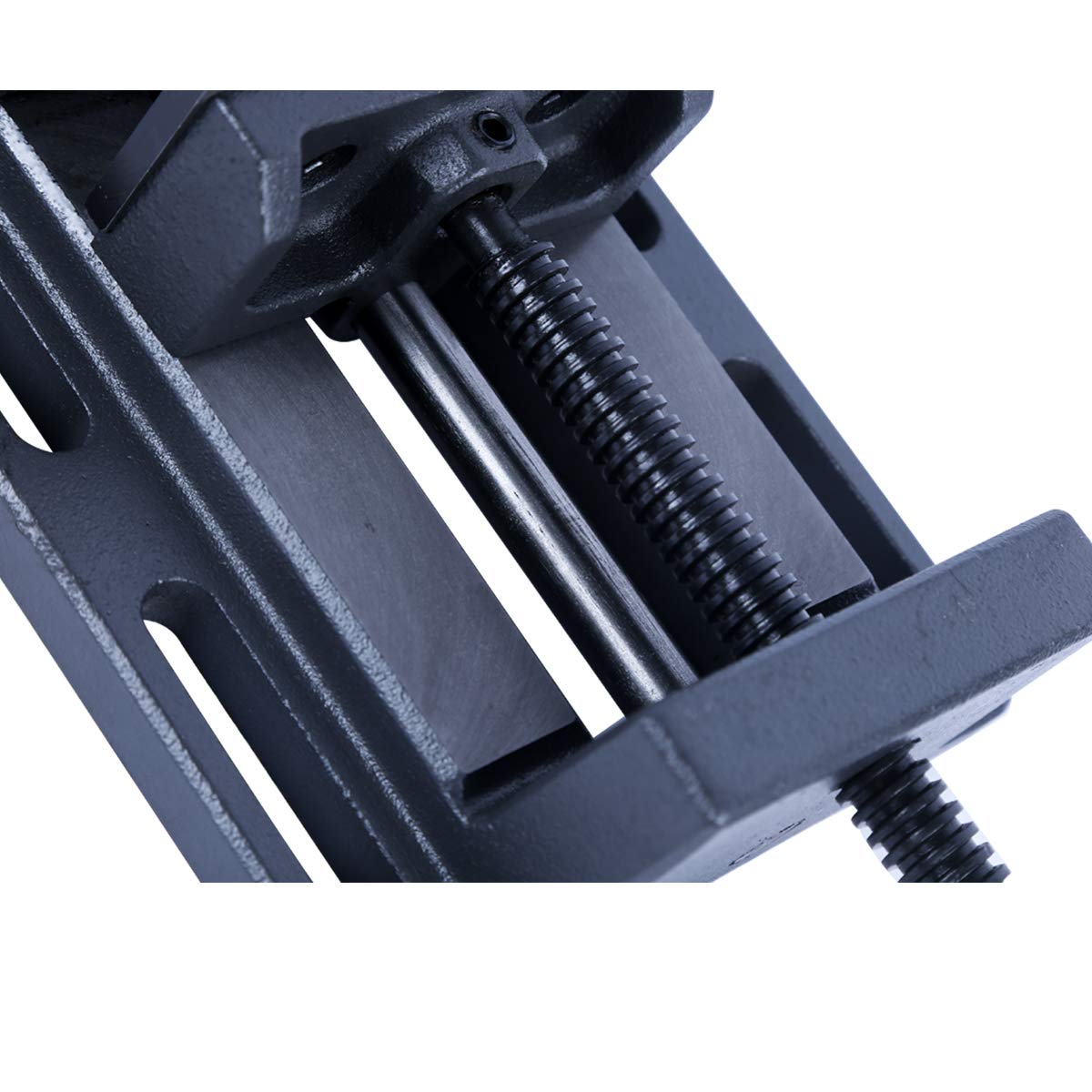 TOPWAY Étau pour perceuse à colonne 3 pouces 75 mm avec barre de guidage, Qualité professionnelle pour atelier et fraiseuses 403273