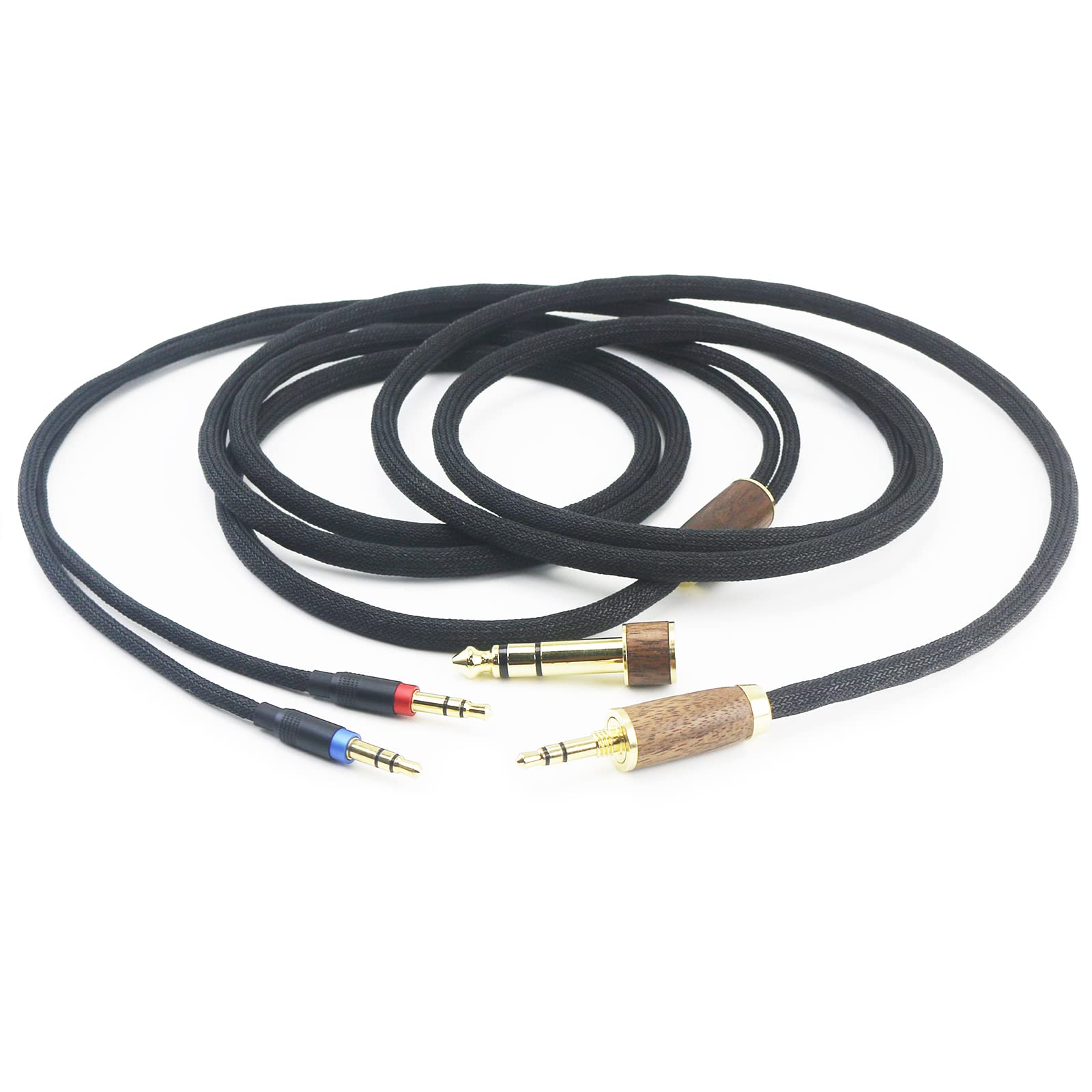 Cavo Audio 3,5mm A Doppio RCA 7 Piedi – Placcato Argento, Per Audiofili, Nuovo, Made In USA.