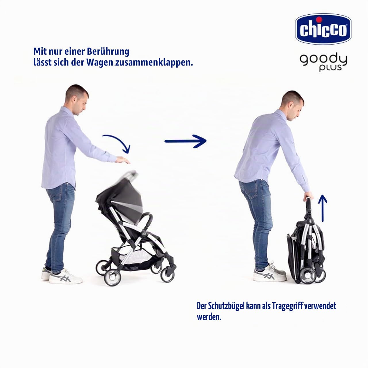 Chicco Kinderwagen, Modell Goody Plus Grey Mist