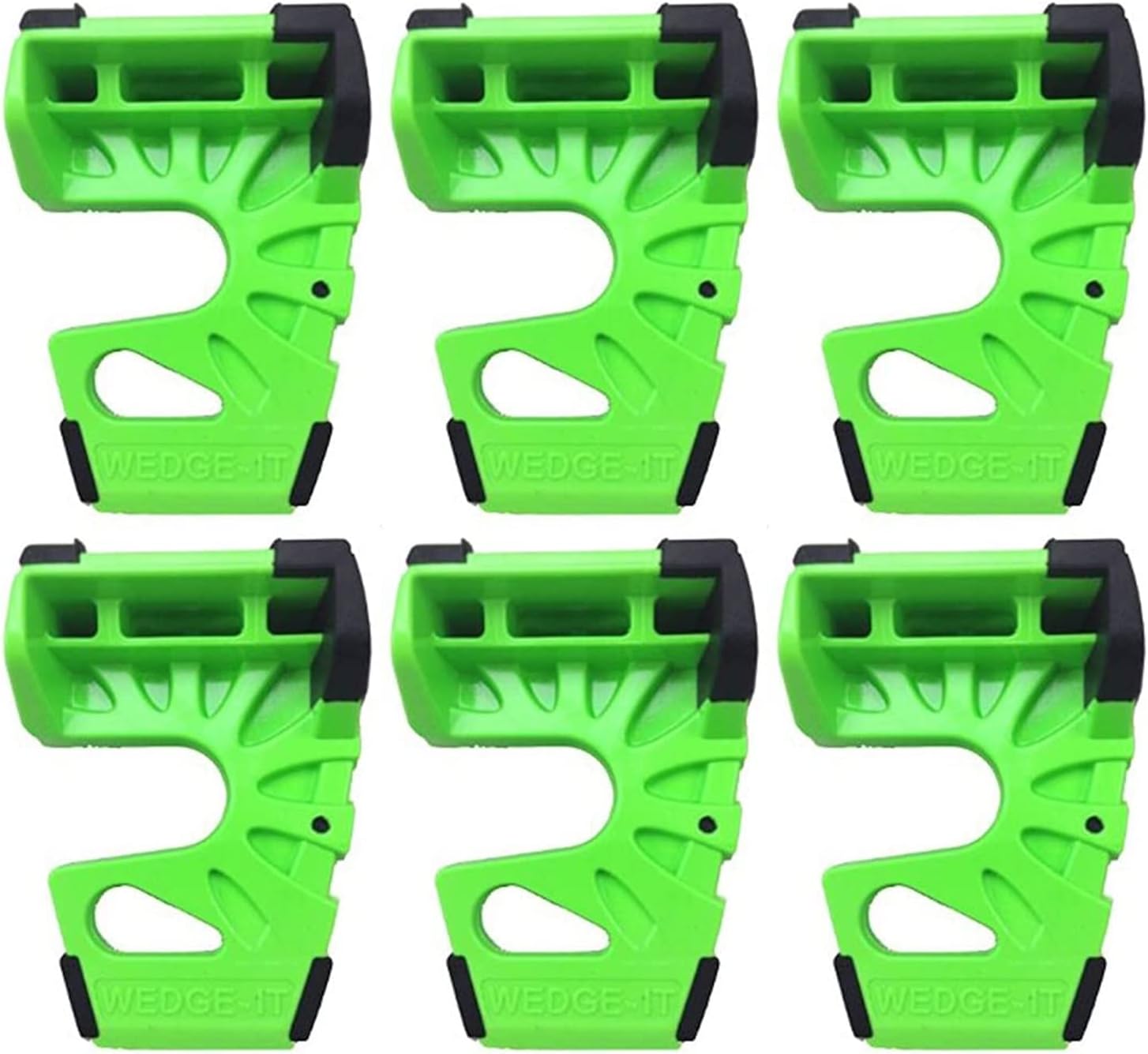 Wedge-It - The Ultimate Door Stop - Lime Green (6 PACK)