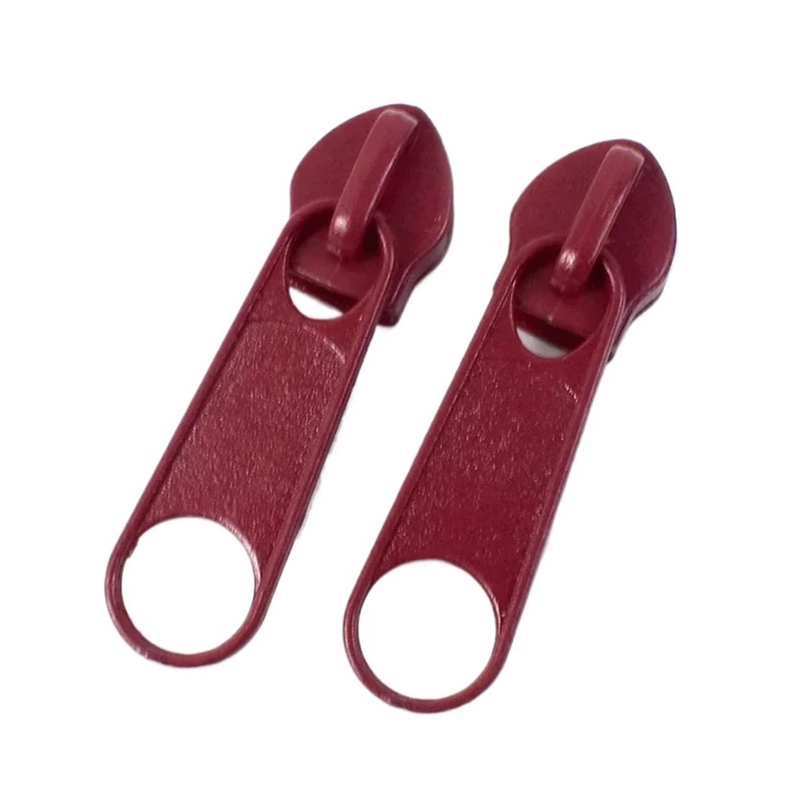 100 Pz 3#5# Nylon Colorato Estrattore for Cerniera for Borsa Abbigliamento Cursore Di Ricambio Cerniere Kit Riparazione Accessori for Cucire Fai Da Te(WineRed,100PcsNo3)