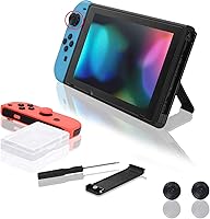 Vista 7 de LONANDY 2 Pcs Replacement Kickstand for Nintendo Switch - Switch Kickstand Back Shell Holder Back Bracket, Kick Stand Replacement Repair Kit for