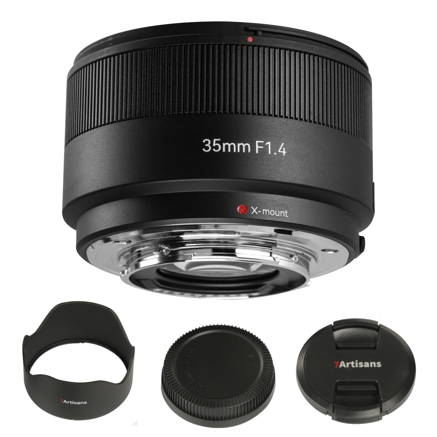 7artisans AF 35mm F1.4 Obiettivo Autofocus con attacco APS-C per fotocamere Fuji X mount X-A1 X-A10 X-M1 X-T1 X-T10 X-T100 X-PR01 X-E1 X-E2S XS20 e altro. (Nero)