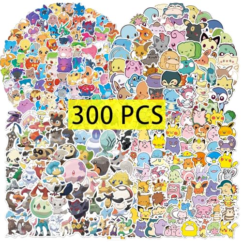 GTOTd Kawaii Cartoon Stickers (300 Pcs)