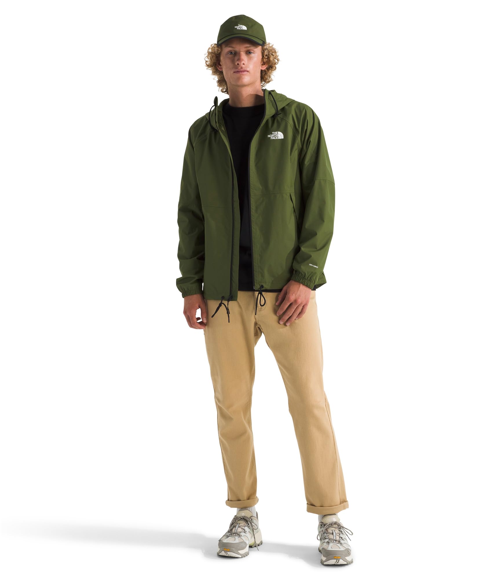 The North Face - Chaqueta con Capucha Impermeable Antora para Hombre - Impermeable, Cortavientos, Transpirable - Tejido DryVent - Materiales Reciclados
