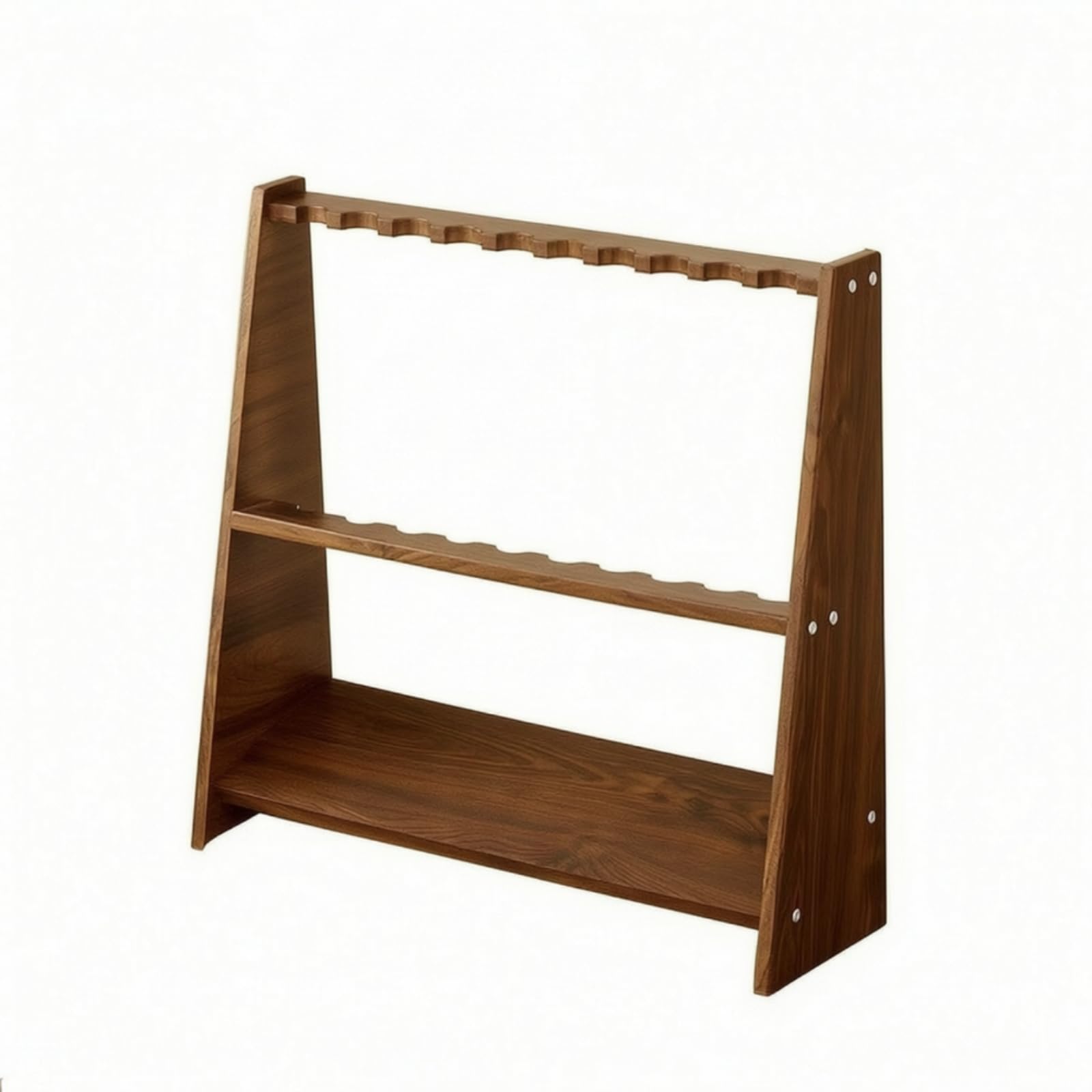 kowaku Porta Stecche da Pavimento Compatto, Legno, 10-Fori