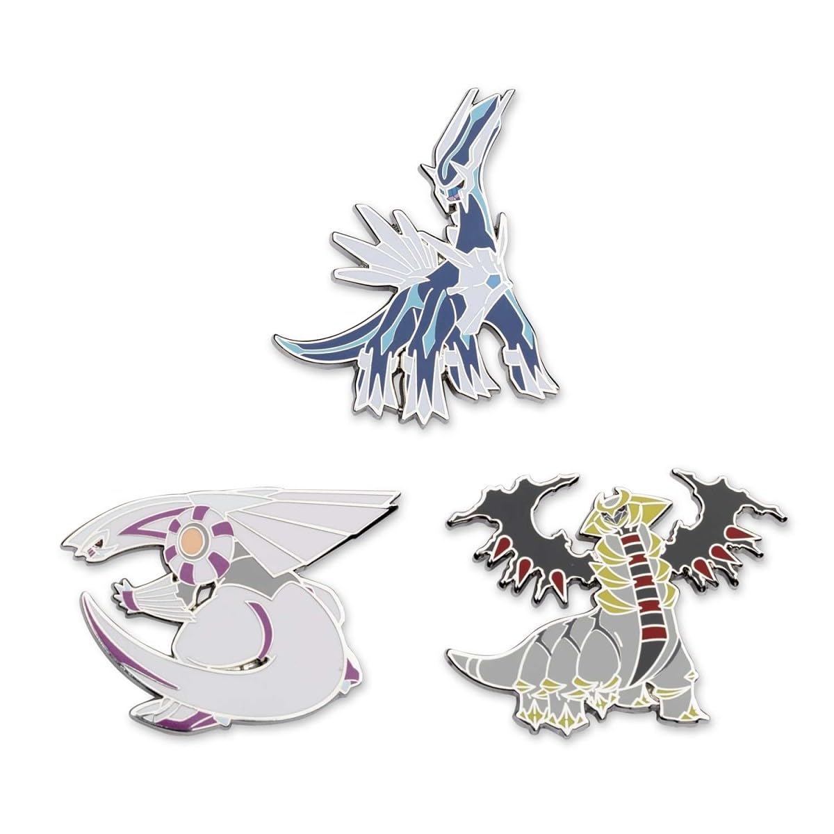 Pokémon Center: Dialga, Palkia & Giratina Pokémon Pins (3-Pack)