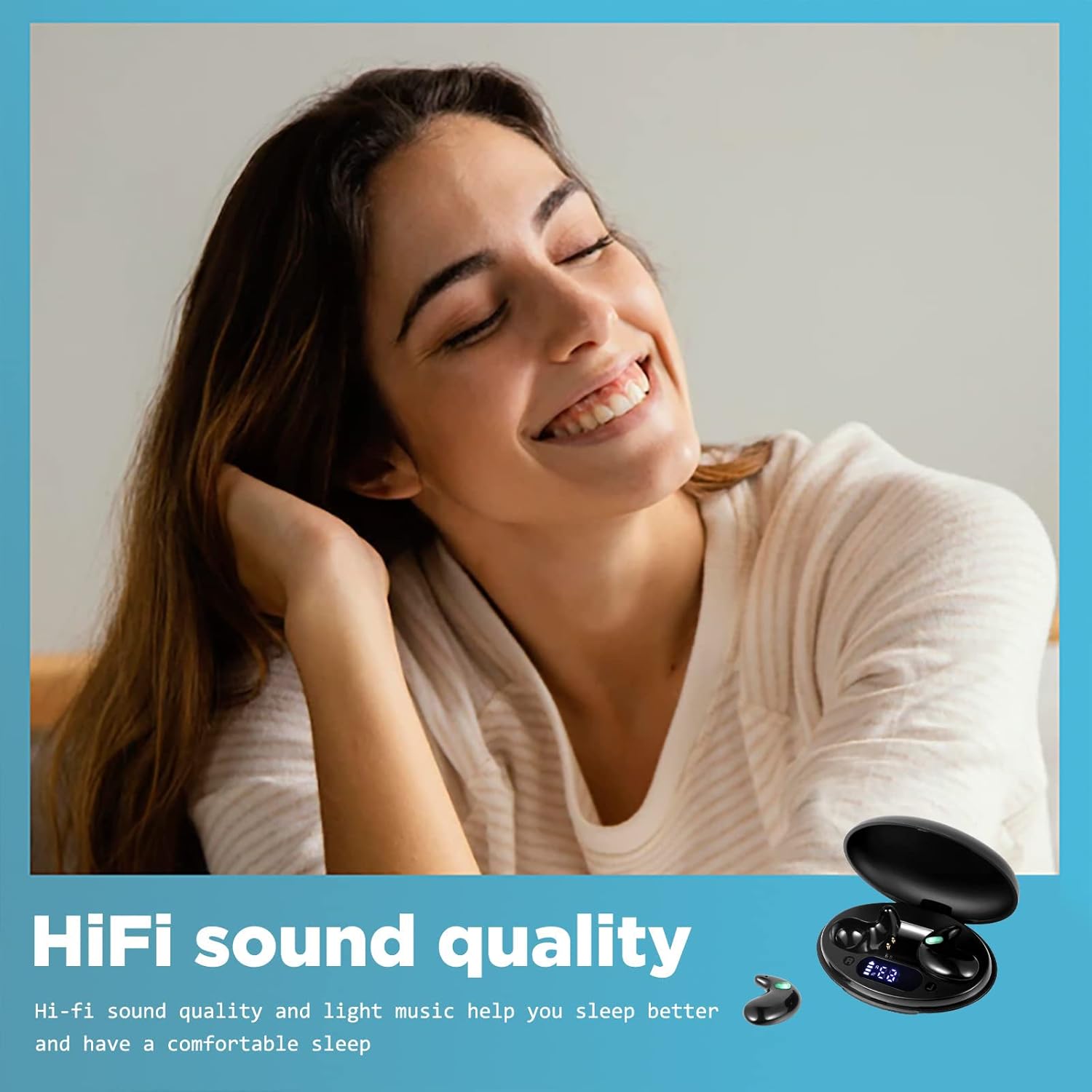 essonio sleeping headphones sleeping earbuds sleep noise cancelling headphones with microphone wireless headphones for side sleepers sleeping earbuds