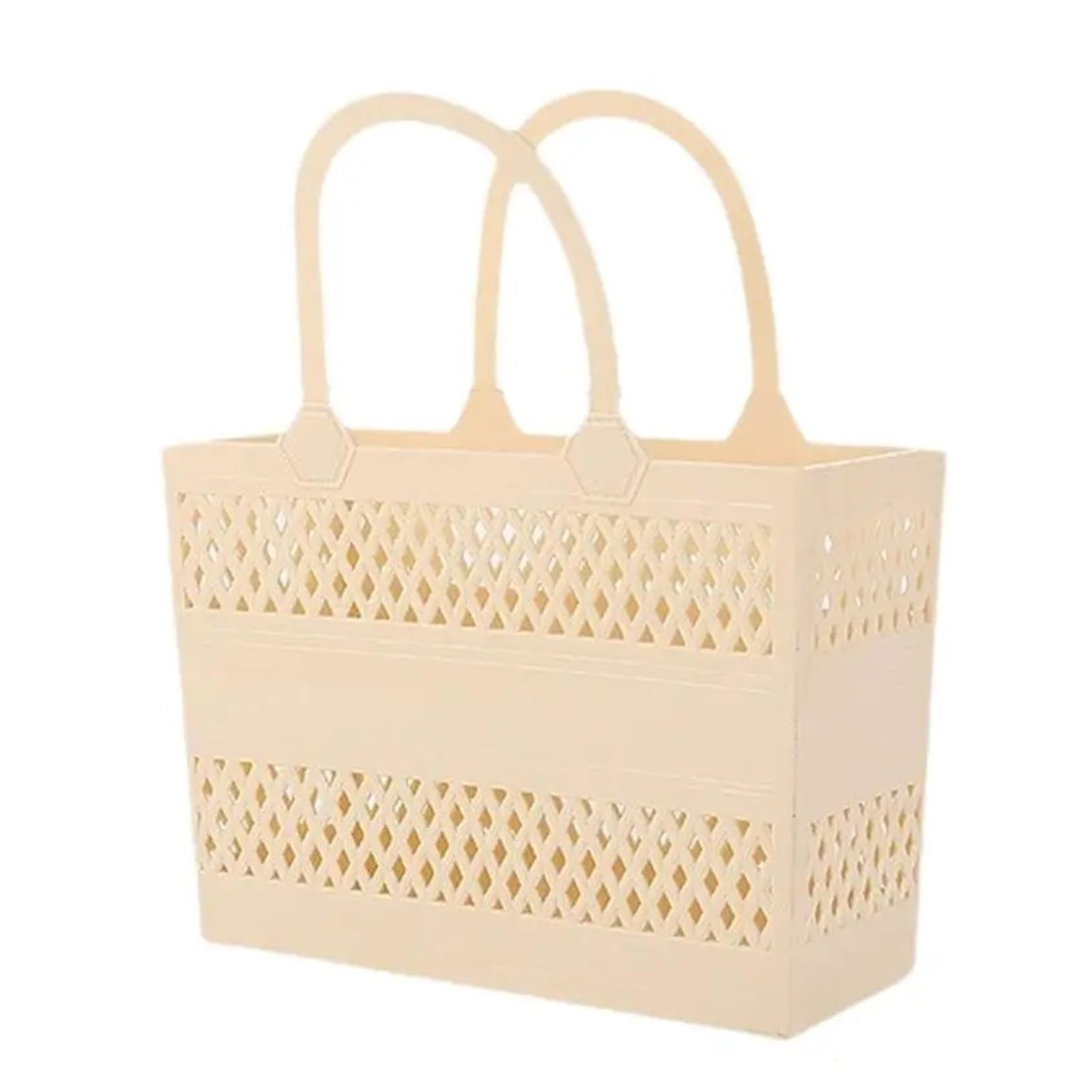 WSQHAO 2Pcs Shower Caddy Basket With Handles Portable Large Capacity Drainage Box Household Storage For Bathroom Dorm for Shower(Color3)