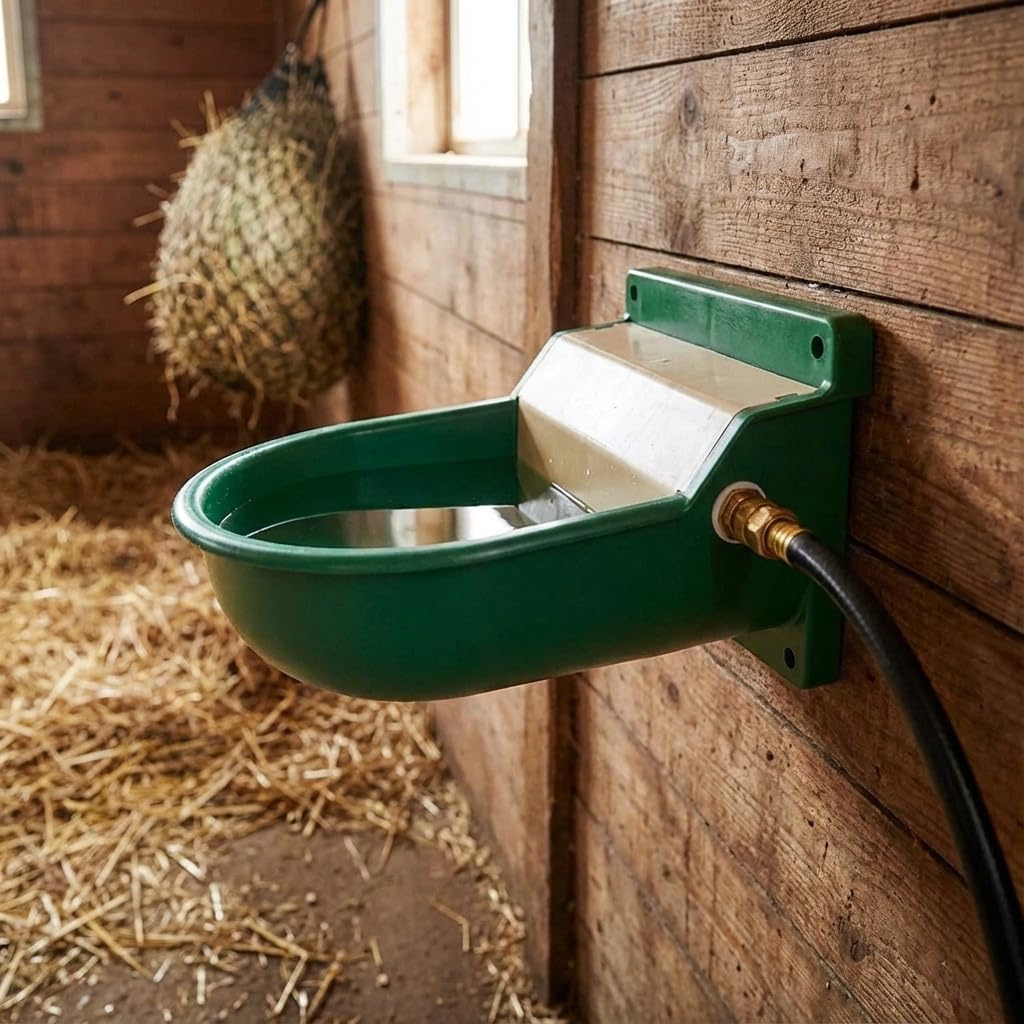 Suinga Bebedero AUTOMATICO para Caballos 23x30x19 cm. Trabaja con Nivel Constante de Agua Que Puede ser regulado Mediante su válvula de Alta presión.
