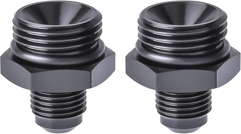 Adaptador de conexão 6AN macho para 10AN ORB JXFZLCYGCSM – 2 unidades