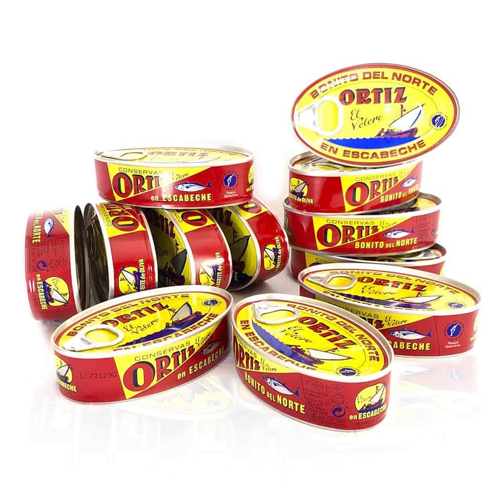 PACK CONSERVAS BONITO DEL NORTE OL-120 LATA x12 (6 En aceite + 6 en Escabeche)