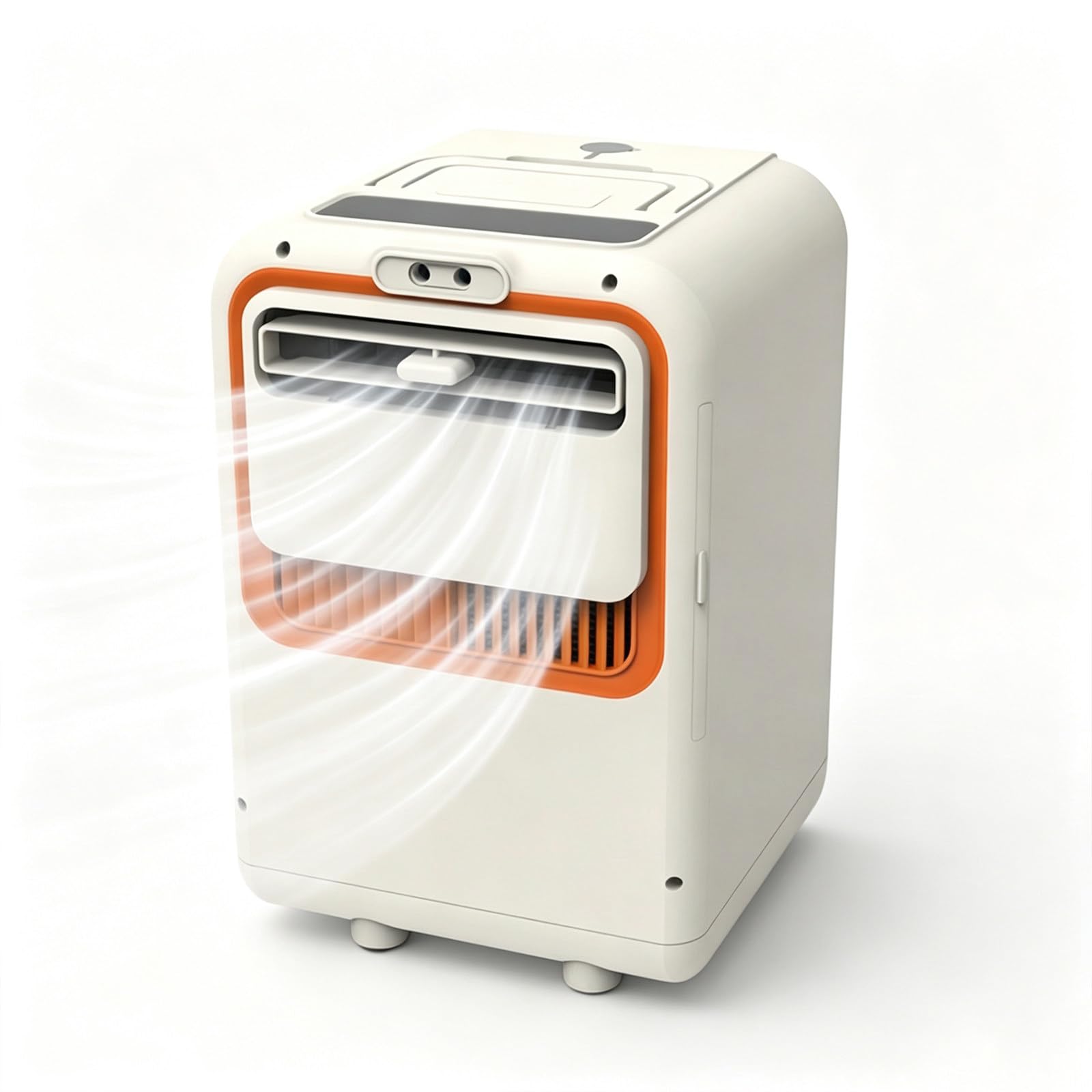 Portable Air Conditioner for Bedroom, Compact Compressor AC with Dehumidifier, 2000 BTU Cooling Capacity, Easy Setup for Office, RV, Camping and Small Spaces