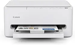 Canon PIXMA TS4320 Impressora jato de tinta colorida sem fio para impressão duplex, branca – Impressora doméstica econômica com copiadora/scanner, design compacto, fácil configuração, garantia
