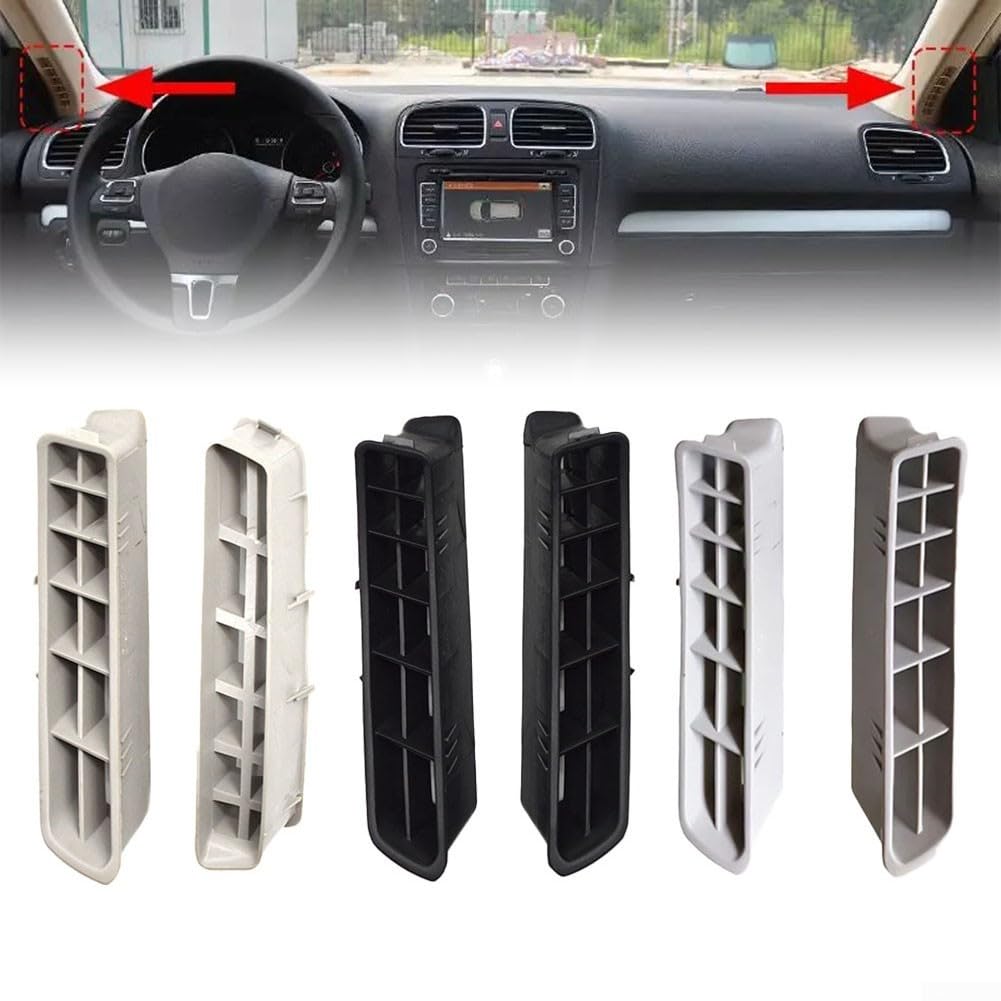 Riscaldatore per auto con presa d'aria aperta, finestra anteriore 5KD867233 per Golf 6 per GTI MK6 2009-2014 (bianco crema)