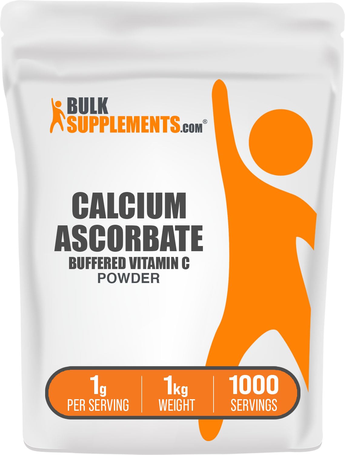 BulkSupplements.com Calcium Ascorbate Powder - Buffered Vitamin C Supplement, Calcium Powder - Vegan & Gluten Free, 1g per Serving, 1kg (2.2 lbs) (Pack of 1) 35.27 Ounce (Pack of 1)