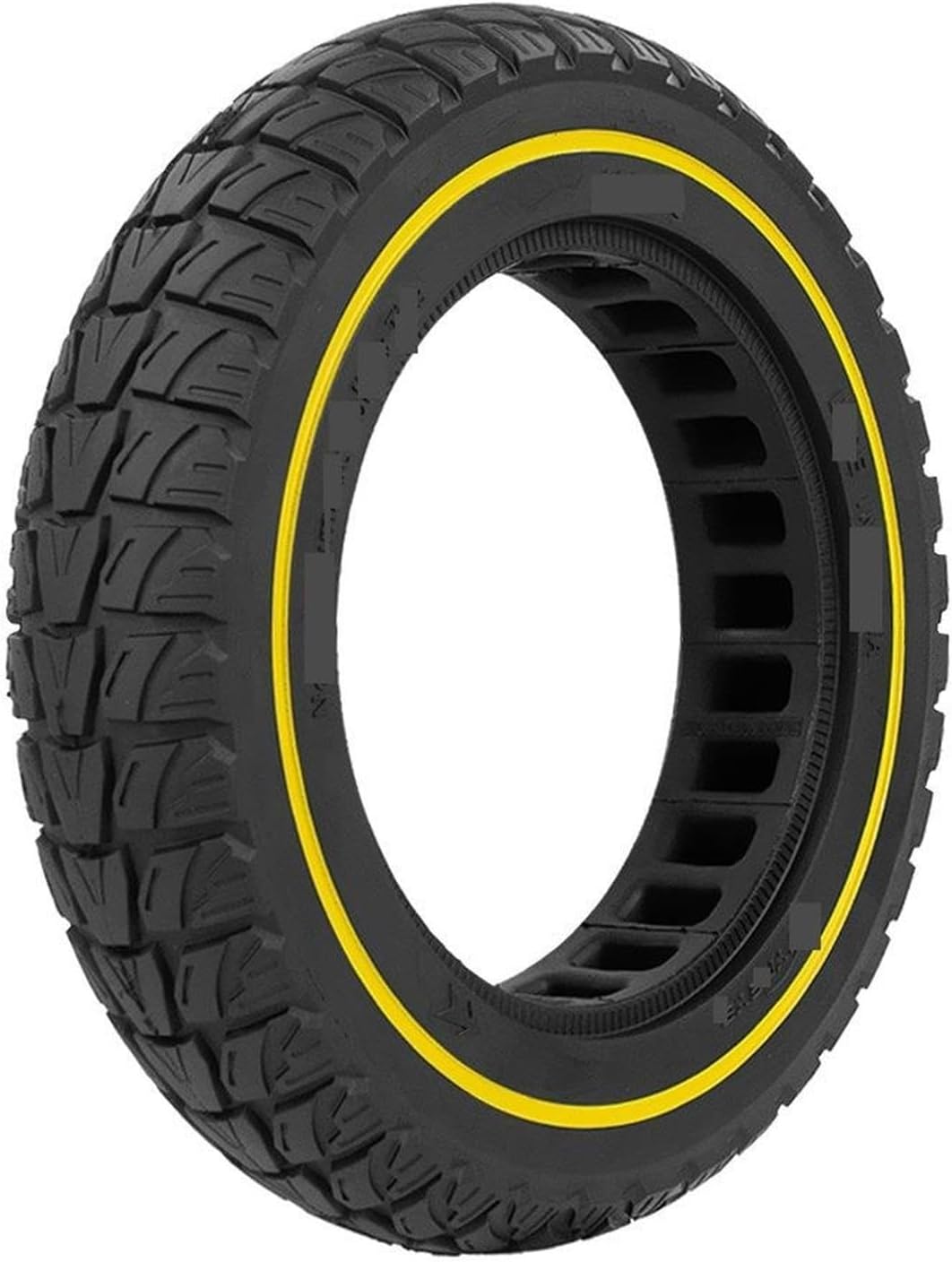 Suitable for M365Pro Electric Scooter Tires 10 * 2.0 Inner Honeycomb Off-Road Anti-Skid Anti-Explosion Shock-Absorbing Solid Tire(Red)