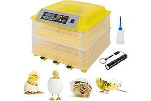 Affordable and Reliable 112-Egg Incubators for Hatching Quail Eggs