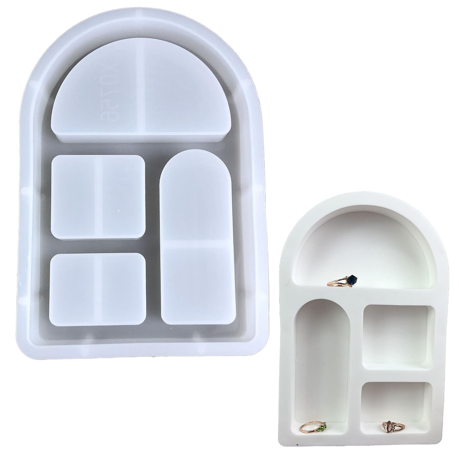 Stampo in silicone per archi, mensole e finestre, stampo fai da te per calcestruzzo, resina, ceramica, decorazioni da parete e gioielli