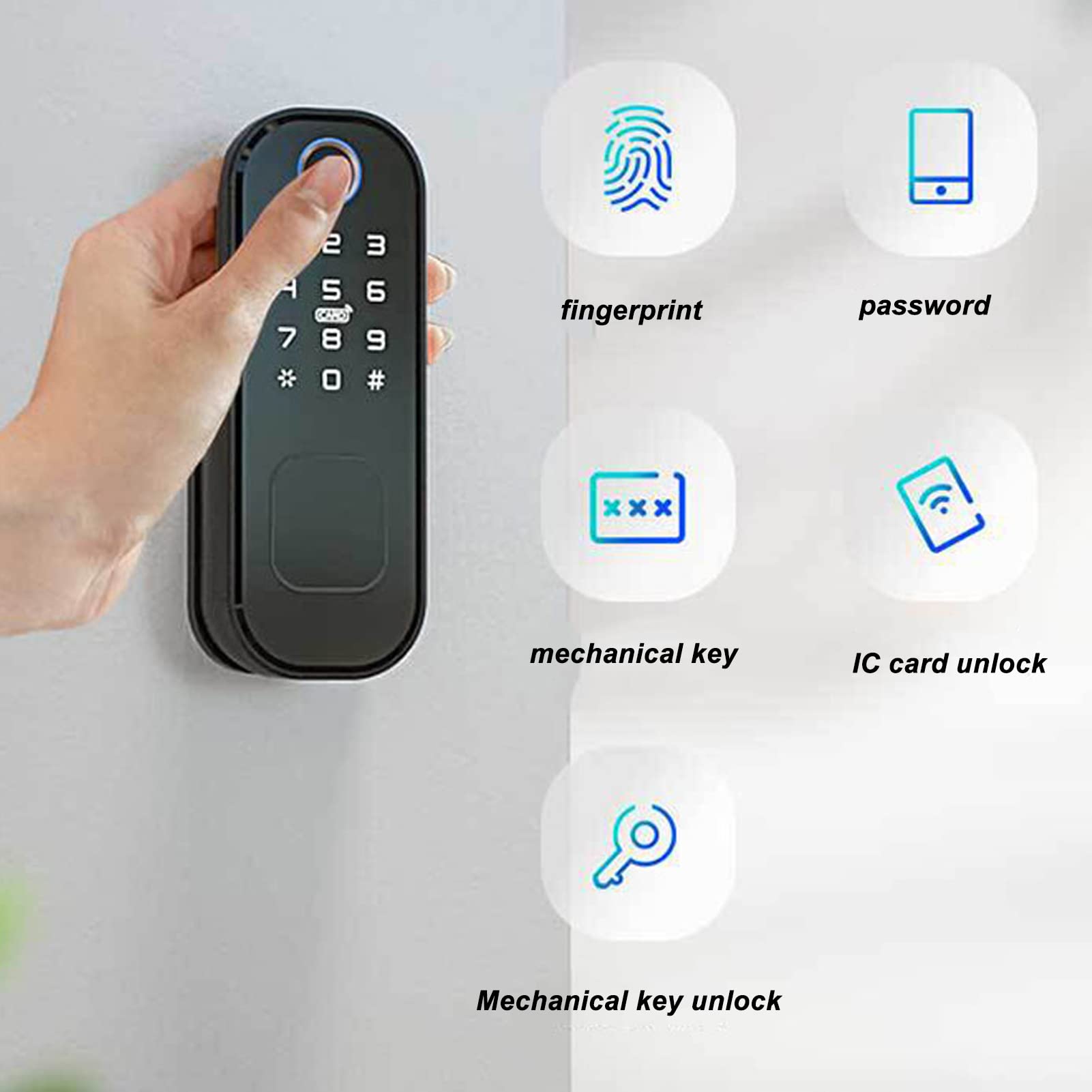 Smart Door Lock Fingerprint Keyless Entry Control for Home