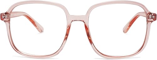 SOJOS Gafas cuadradas de bloqueo de luz azul de gran tamaño para mujeres TR90 Marco Filtro SJ5081
